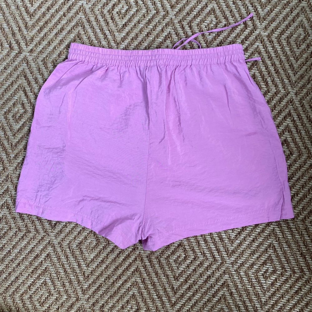 NWOT Pull & Bear Pink drawstring shorts - Picture 7 of 9